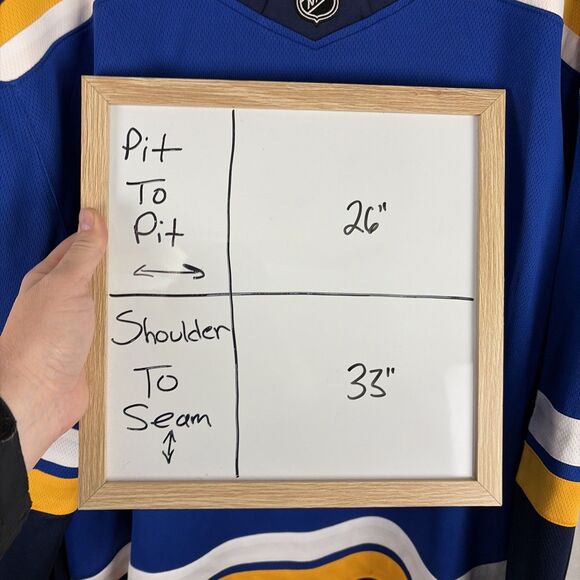 St Louis Blues Fanatics Breakaway Home Jersey Blue Size XL NWT - Picture 7 of 7